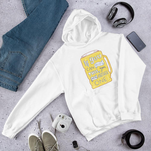 Another Beer graphic hoodie front – Fourth Dimension Club