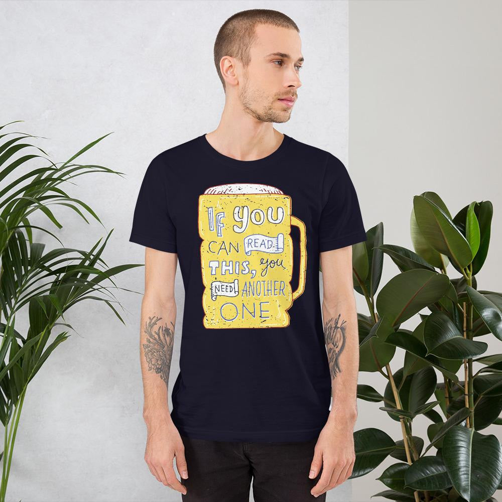 Another Beer Half Sleeve T-Shirt — Navy