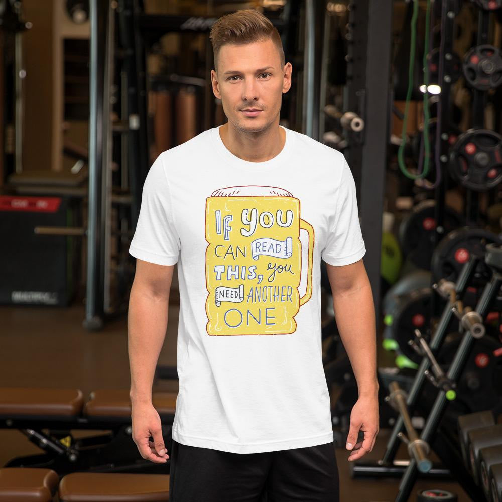 Another Beer Half Sleeve T-Shirt — White