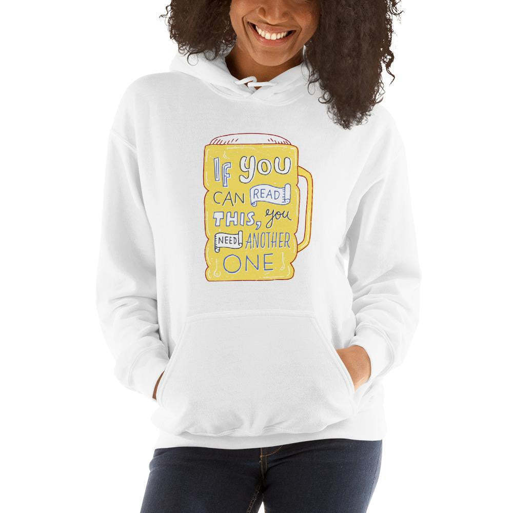 Another Beer Unisex Hooded Sweatshirt — detail view 5
