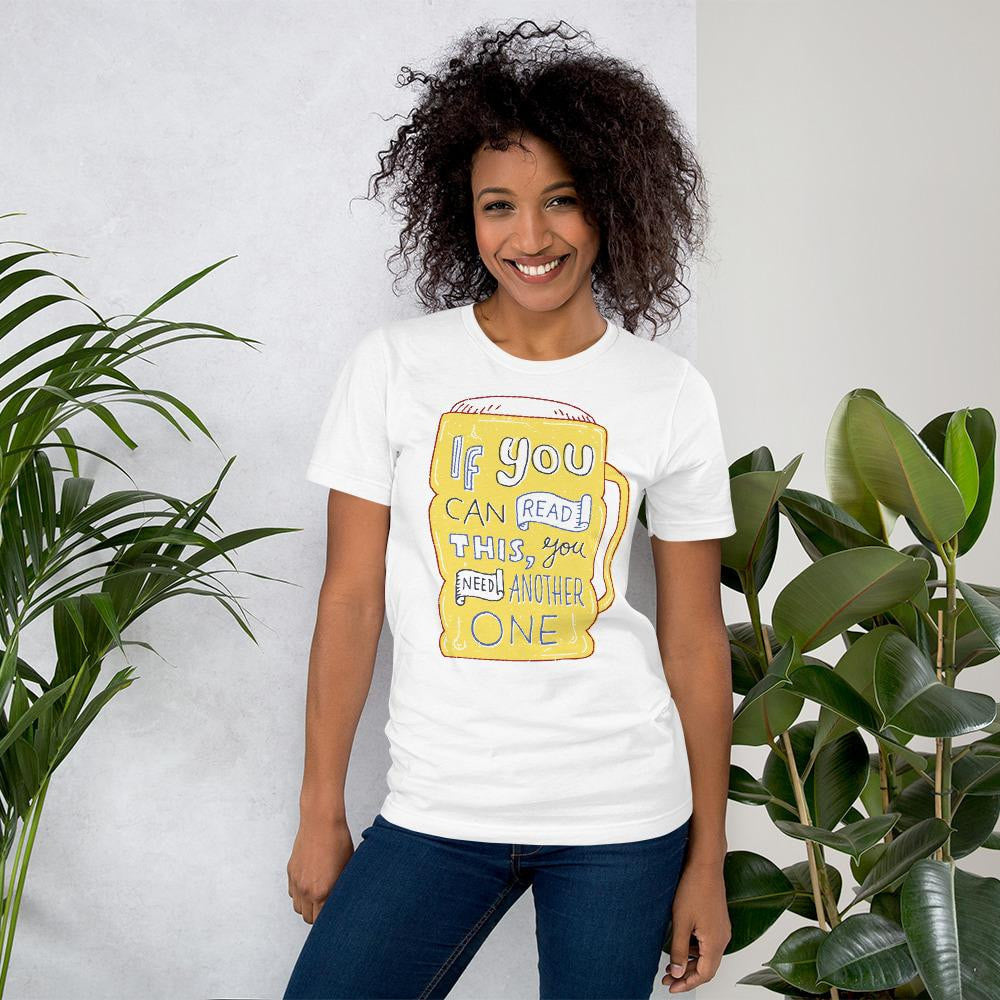 Another Beer Half Sleeve T-Shirt — White (2)