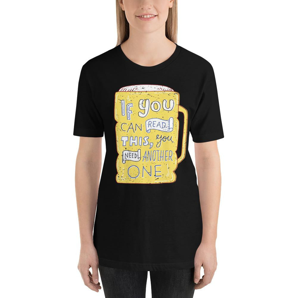 Another Beer Half Sleeve T-Shirt — Black (2)