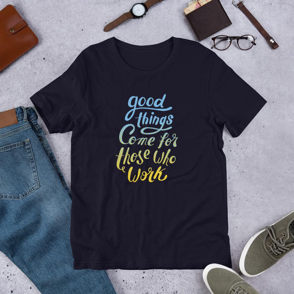 Good Things Half Sleeve T-Shirt — Navy