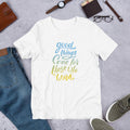 Good Things Half Sleeve T-Shirt — White