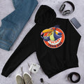 Tucan Drinking Beer Unisex Hooded Sweatshirt — Black