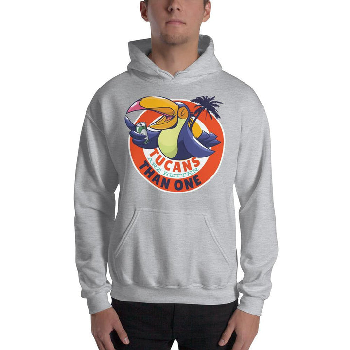 Tucan Drinking Beer Unisex Hooded Sweatshirt
