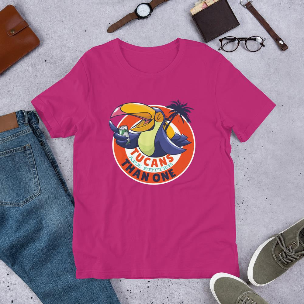 Tucan Drinking Beer graphic tee – Fourth Dimension Club