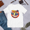 Tucan Drinking Beer Half Sleeve T-Shirt — White