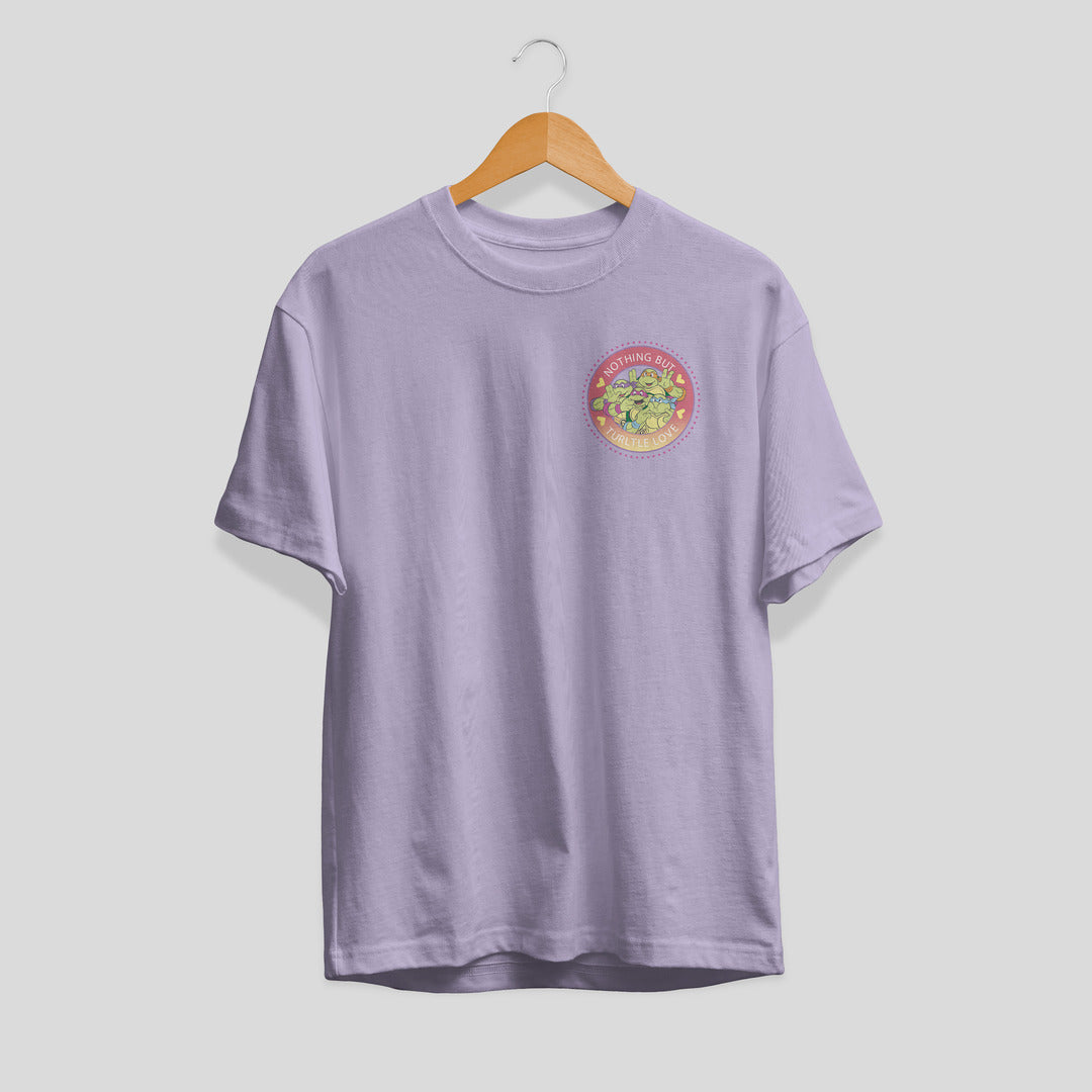 Turtle Love Unisex Half Sleeve T-Shirt — Lavender