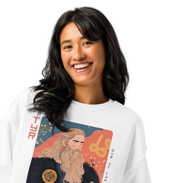 Tyr Heavyweight Oversized Sweatshirt #Fjord of Fables
