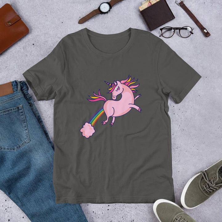 Pink Unicorn Half Sleeve T-Shirt