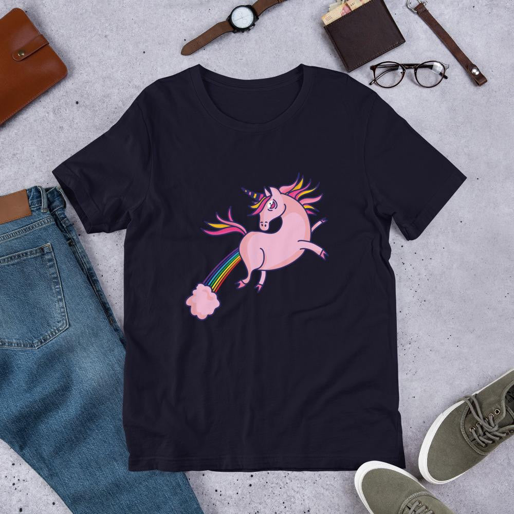 Pink Unicorn Half Sleeve T-Shirt