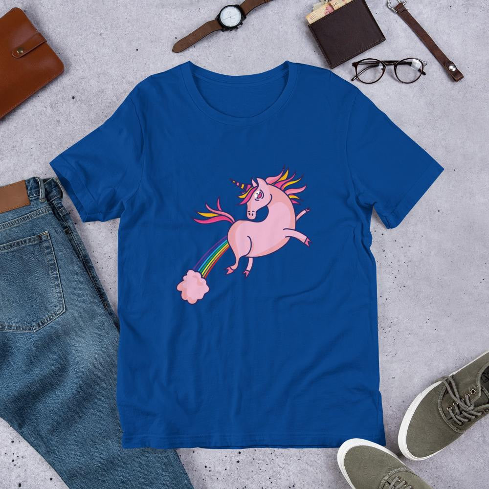 Pink Unicorn Half Sleeve T-Shirt