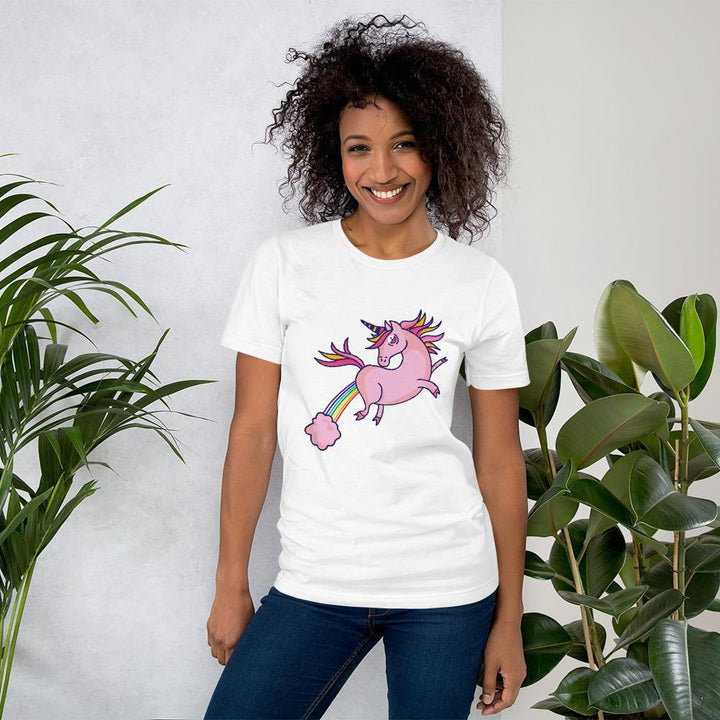Pink Unicorn Half Sleeve T-Shirt