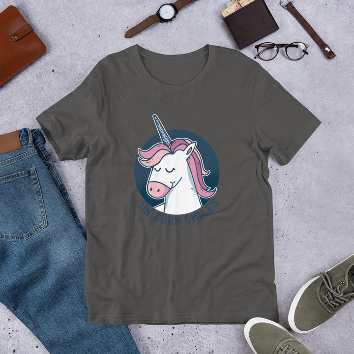 Unicorn Smiles Half Sleeve T-Shirt