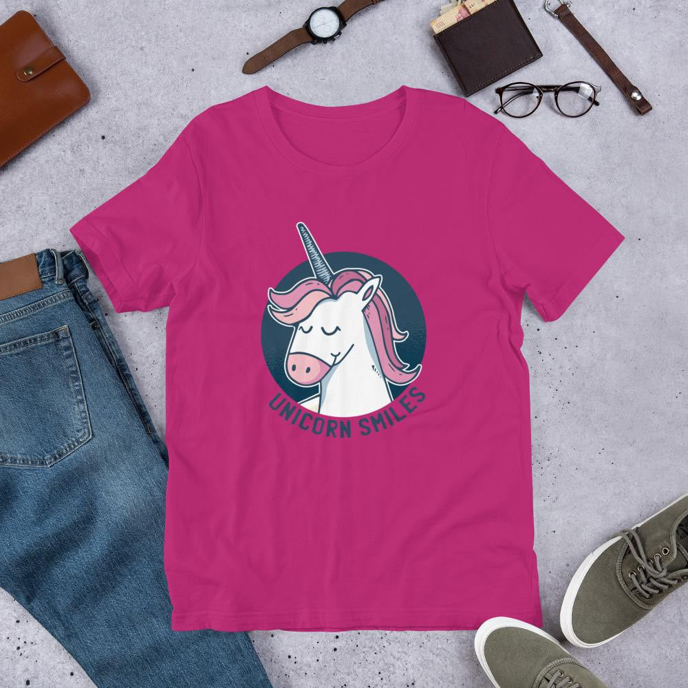 Unicorn Smiles Half Sleeve T-Shirt