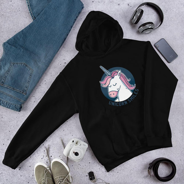 Unicorn Smiles Unisex Hooded Sweatshirt