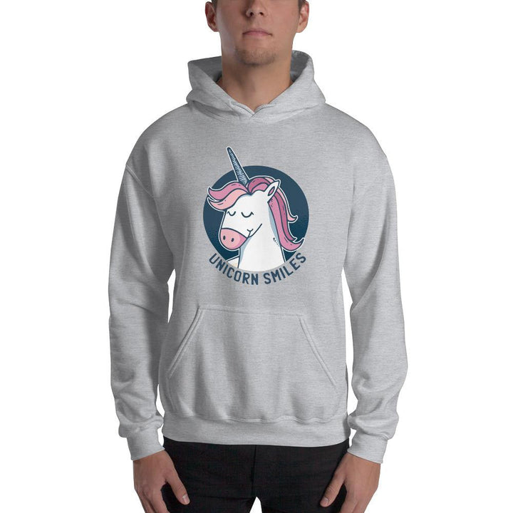 Unicorn Smiles Unisex Hooded Sweatshirt