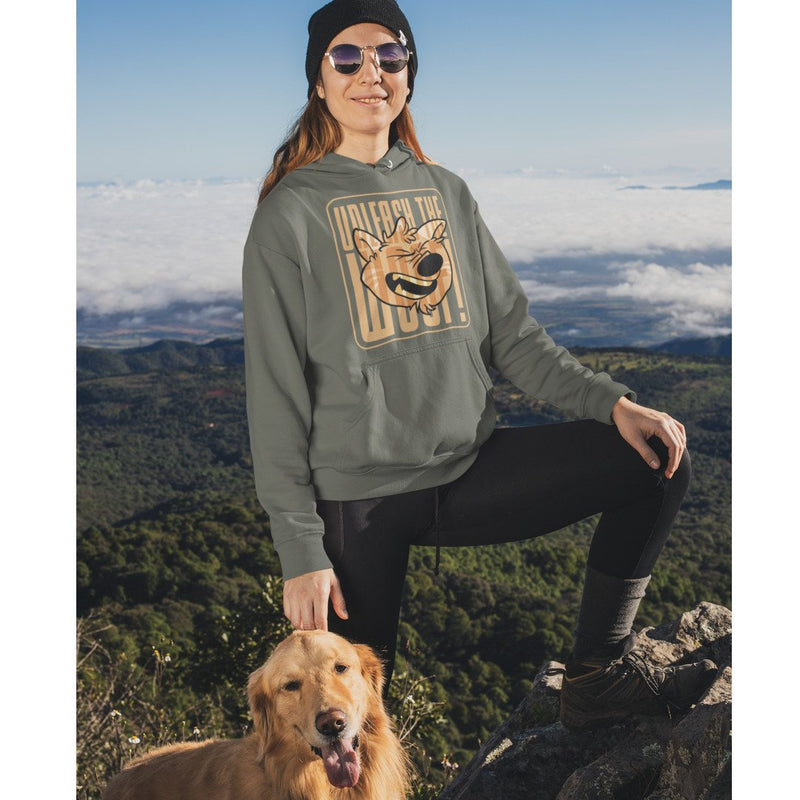 Unleash The Woof Unisex Hooded Sweatshirt