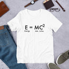 New Energy Equation science tee front graphic – Fourth Dimension Club