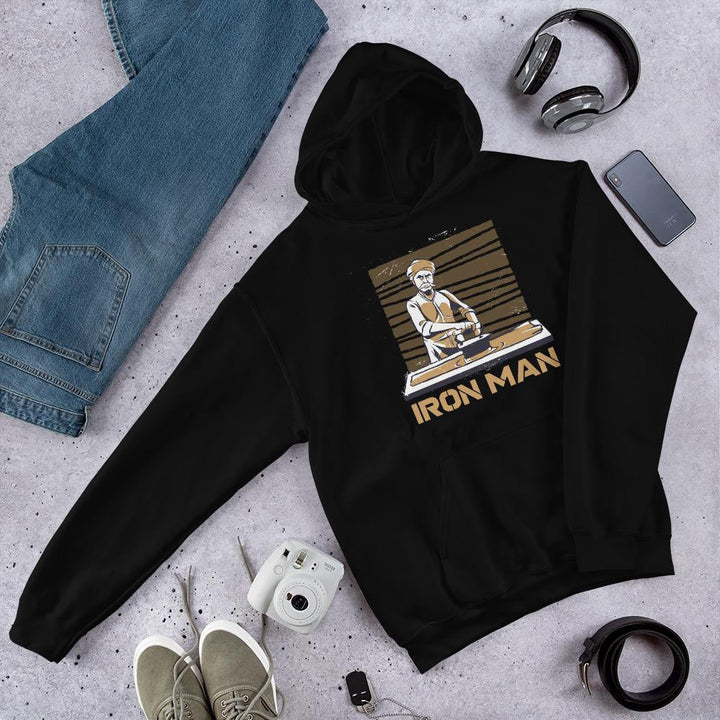 Iron Man Funny Unisex Hooded Sweatshirt
