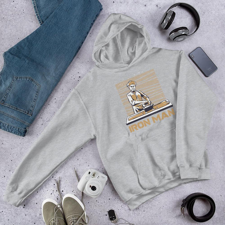 Iron Man Funny Unisex Hooded Sweatshirt