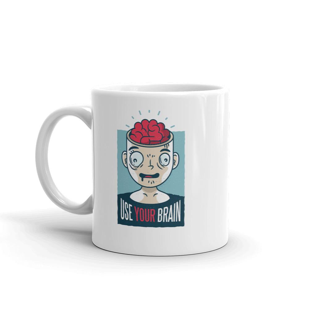 Use Your Brain Coffee Mug — detail view 3