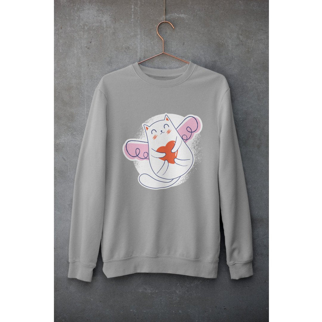 Valentine Cat graphic sweatshirt – Fourth Dimension Club