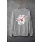 Valentine Cat graphic sweatshirt – Fourth Dimension Club