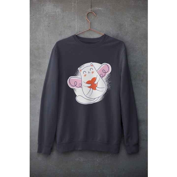 Valentine Cat Unisex Sweatshirt