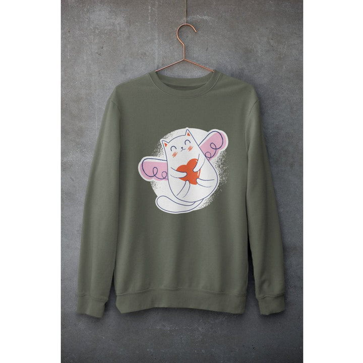 Valentine Cat Unisex Sweatshirt