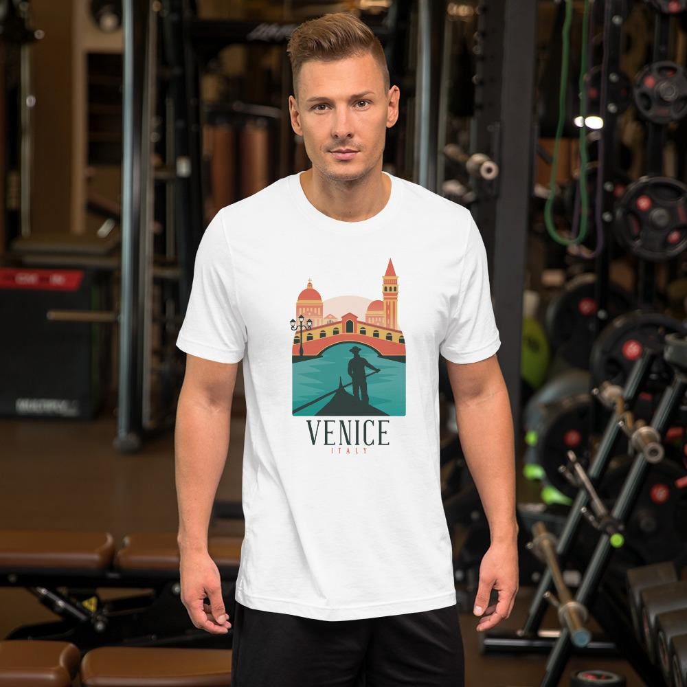Venice Italy Half Sleeve T-Shirt — detail view 2