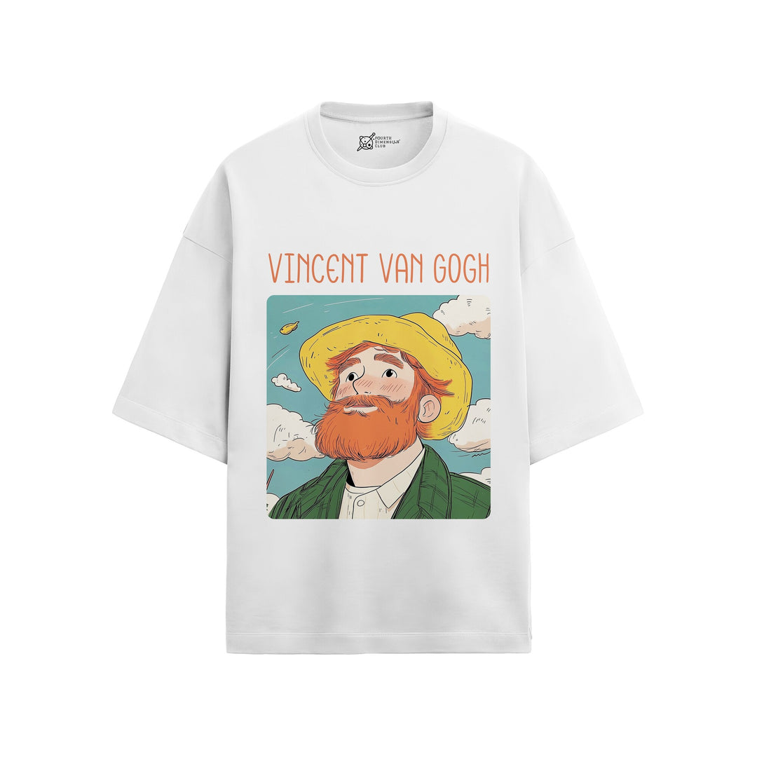 Vincent van Gogh Oversized French Terry T-Shirt #GeniusDoodles