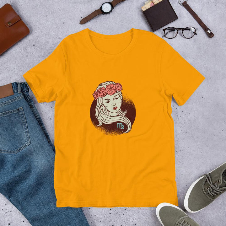 Virgo Zodiac Half Sleeve T-Shirt