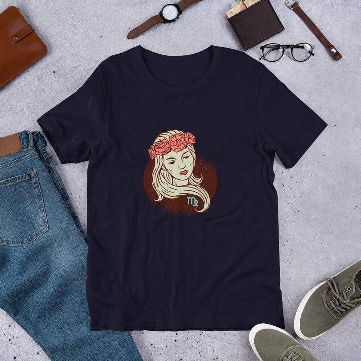 Virgo Zodiac Half Sleeve T-Shirt
