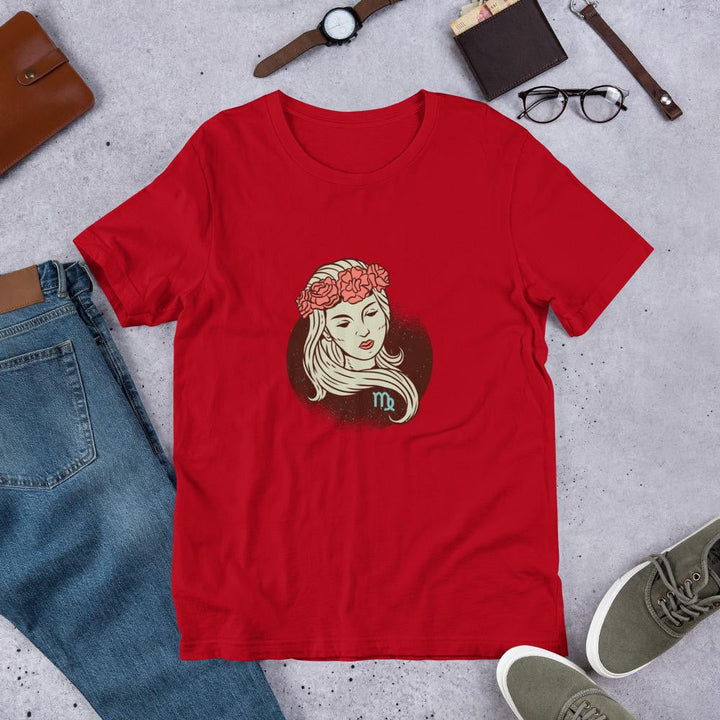 Virgo Zodiac Half Sleeve T-Shirt