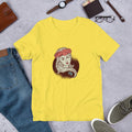 Virgo Zodiac Half Sleeve T-Shirt — Yellow