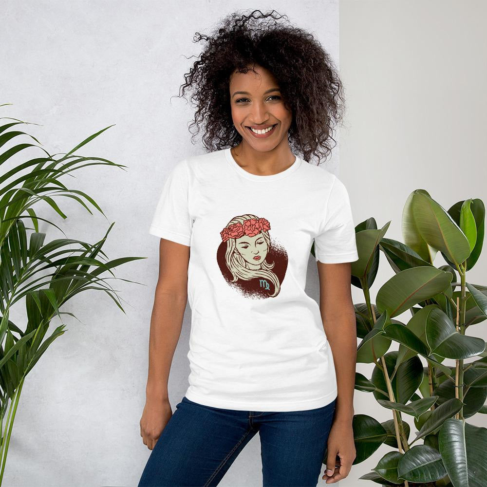 Virgo Zodiac Half Sleeve T-Shirt — detail view 11