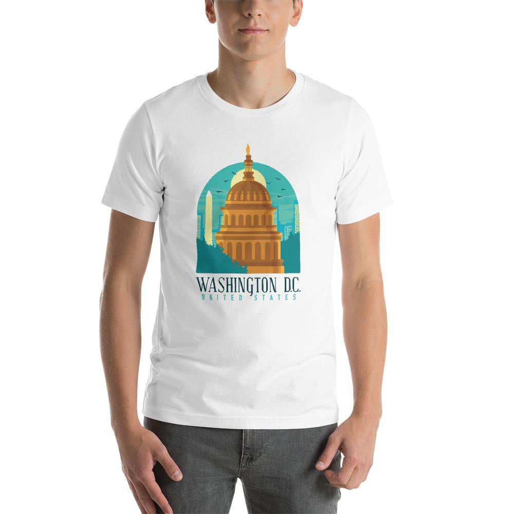 Washington D.C. Half Sleeve T-Shirt — detail view 2
