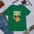 Winner Winner Half Sleeve T-Shirt — Green
