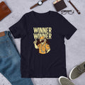 Winner Winner Half Sleeve T-Shirt — Navy