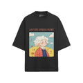 Wolfgang Amadeus Mozart Oversized French Terry T-Shirt — black-2