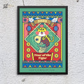 Year Of The Tiger 2022 framed poster – Fourth Dimension Club