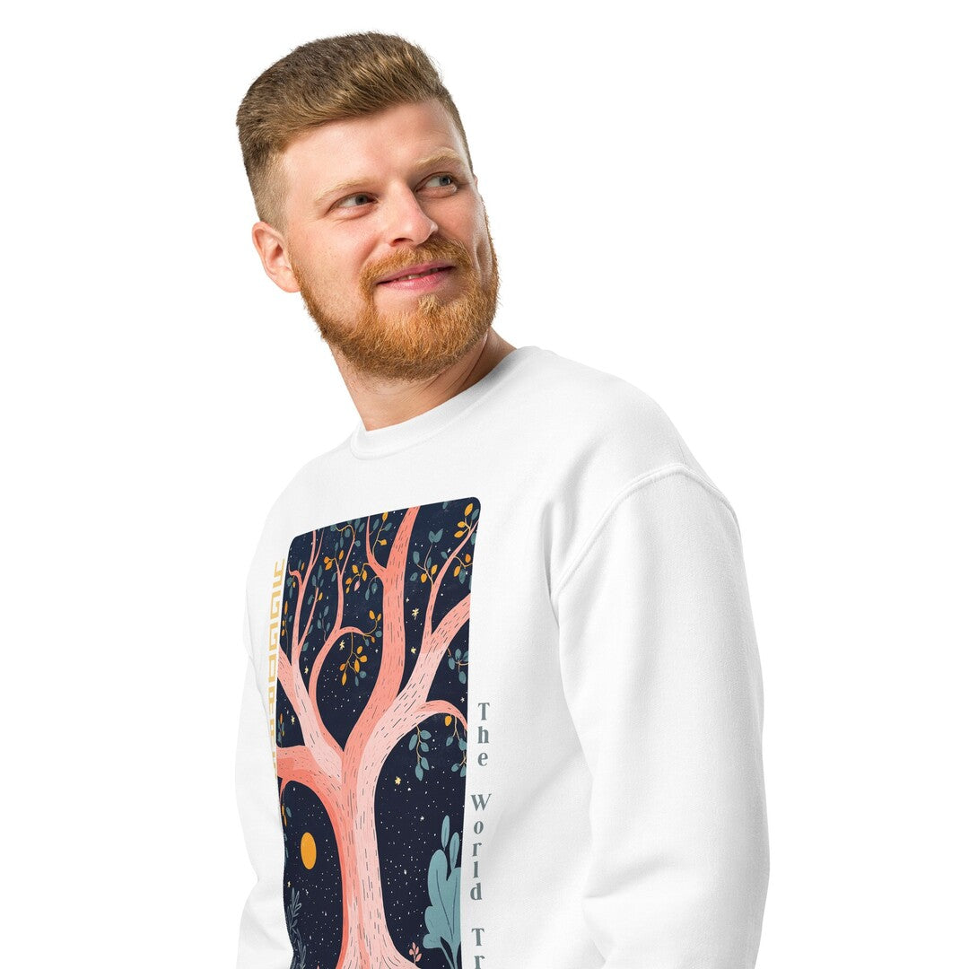 Yggdrasil Heavyweight Oversized Sweatshirt — detail view 4