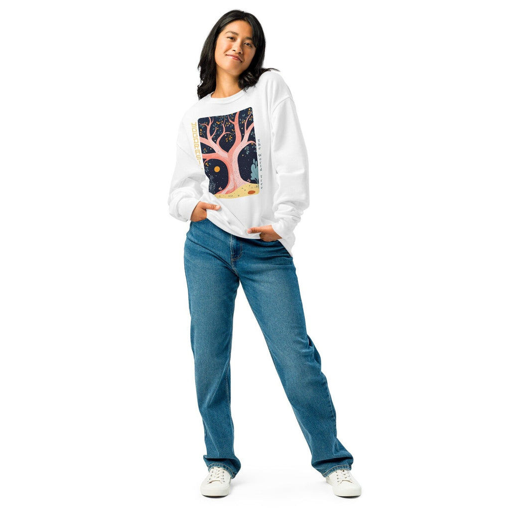 Yggdrasil Heavyweight Oversized Sweatshirt — detail view 5