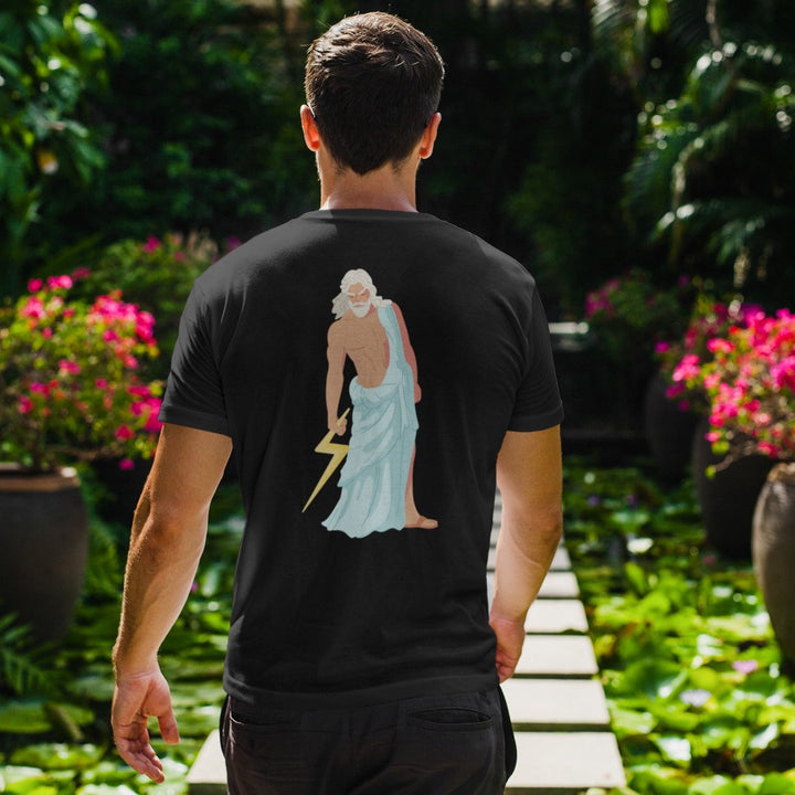 Zeus Greek God Half-Sleeve T-Shirt