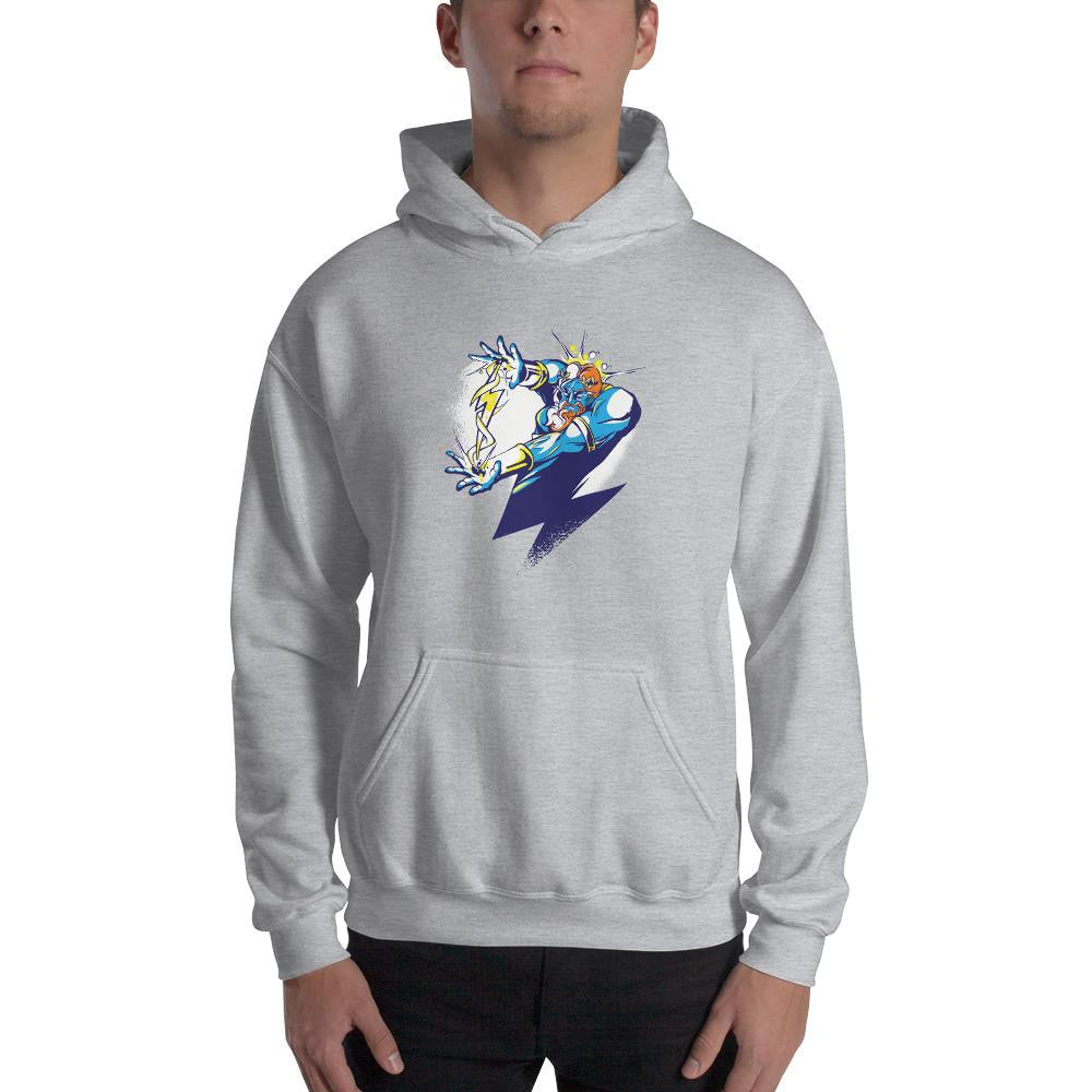 Zeus Cartoon Unisex Hooded Sweatshirt — detail view 2