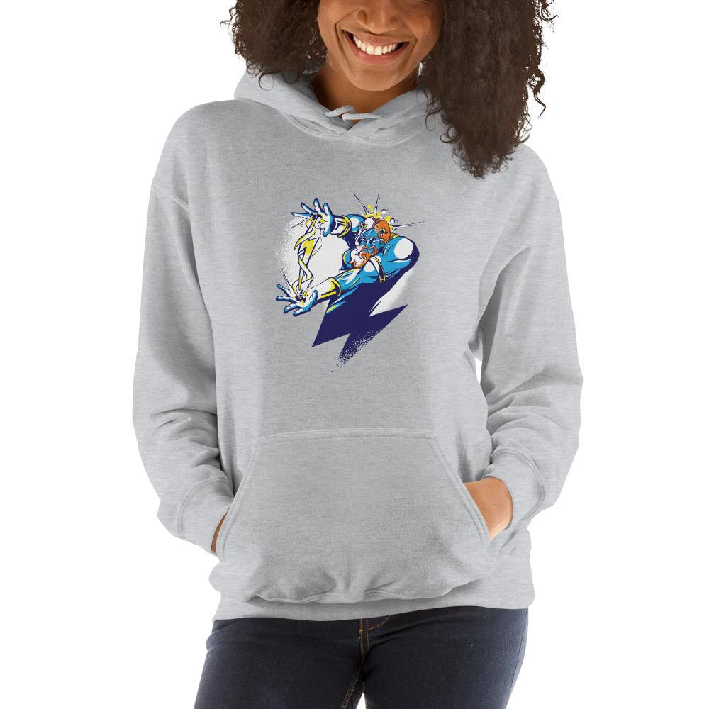 Zeus Cartoon Unisex Hooded Sweatshirt — detail view 3