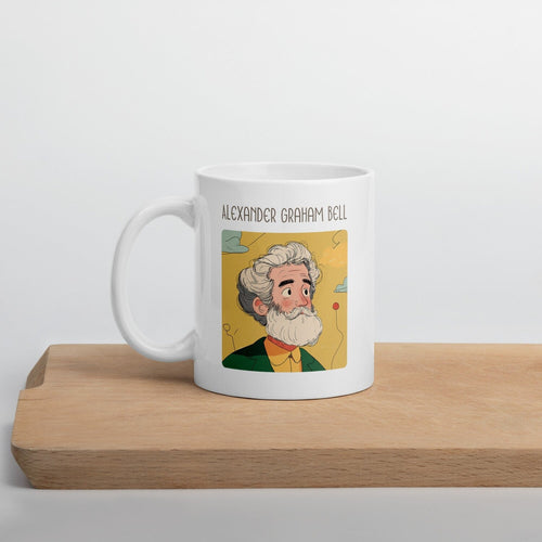 Alexander Graham Bell Coffee Mug — back view