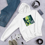 Humans Suck Alien Unisex Hooded Sweatshirt — White